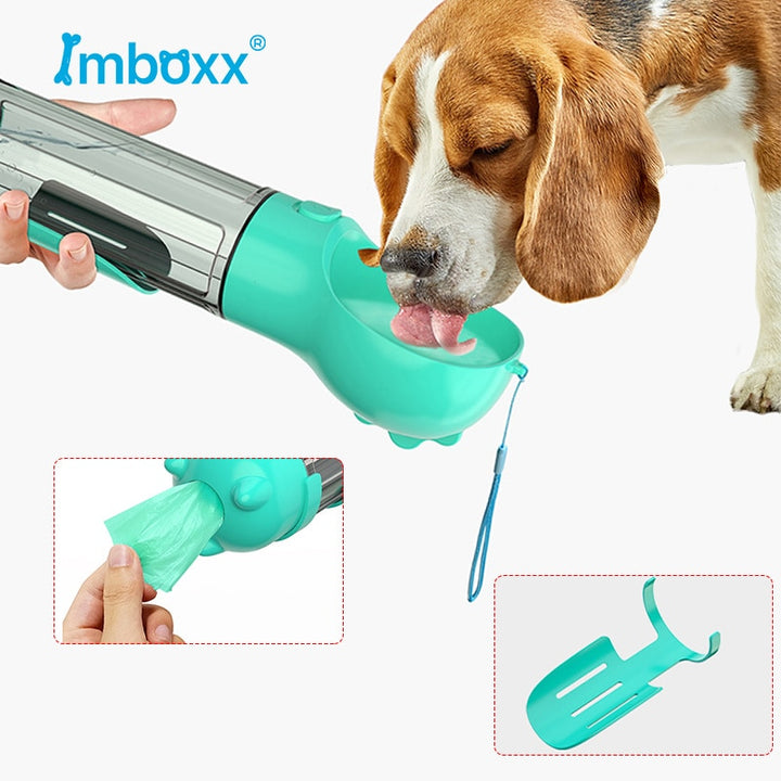 Travel Pet Drinker and Poop Dispenser